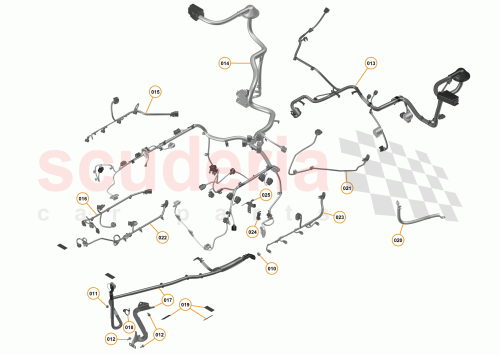 Part Diagram for McLaren 11F2525RP