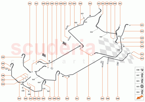 Part Diagram for McLaren 26LA094SP