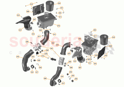Part Diagram for McLaren 11F1809RP