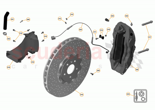 Part Diagram for McLaren 11C0702RP