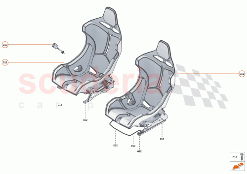 Part Diagram for McLaren 13NA494RP