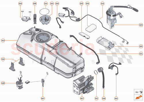 Part Diagram for McLaren 16KA188CP