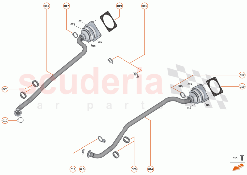 Part Diagram for McLaren 31HA002CP