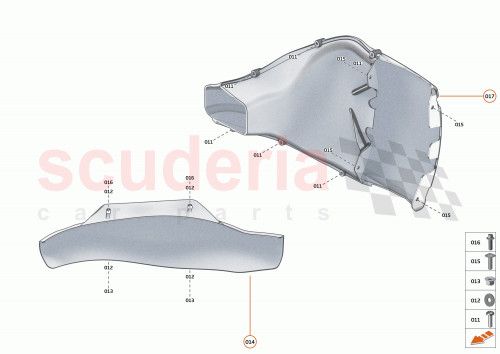 Part Diagram for McLaren 14CA048RP
