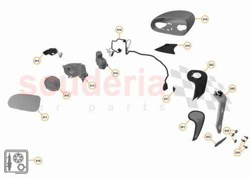 Part Diagram for McLaren 11A8431CP