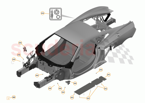 Part Diagram for McLaren 00RK001