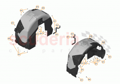 Part Diagram for McLaren 13A7281GP
