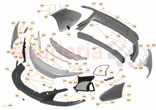 Part Diagram for McLaren 11A8955CP