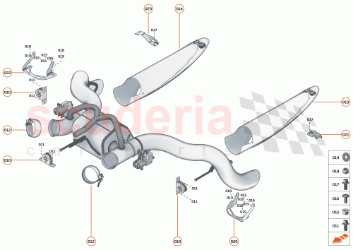 Part Diagram for McLaren 23HA022CP