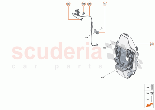 Part Diagram for McLaren 26CA116SP
