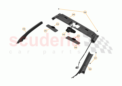 Part Diagram for McLaren 11N2226SP