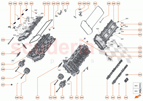 Part Diagram for McLaren 11F2748RP