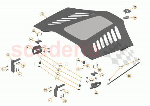 Part Diagram for McLaren 11A9833LP