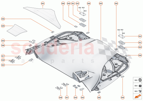 Part Diagram for McLaren 16AA942SP