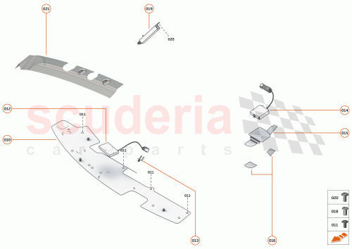 Part Diagram for McLaren 28MA377CP
