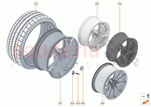 Part Diagram for McLaren 14B0343CP