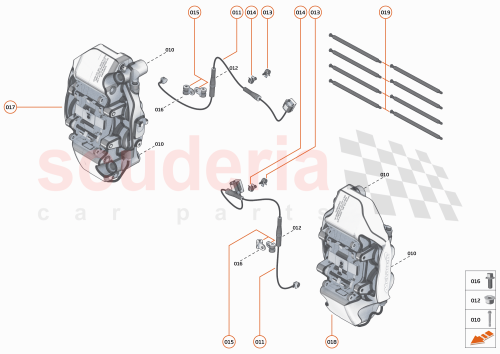 Part Diagram for McLaren 23CA264CP