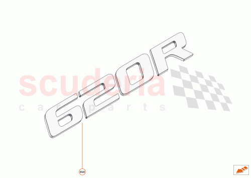 Part Diagram for McLaren 31AA043CP
