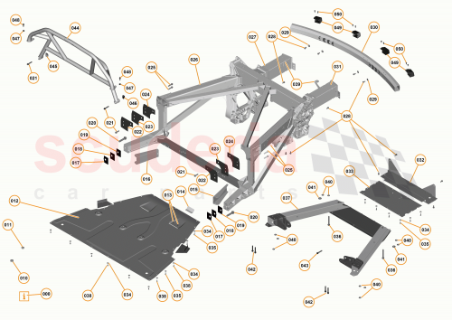 Part Diagram for McLaren 11A9973RP