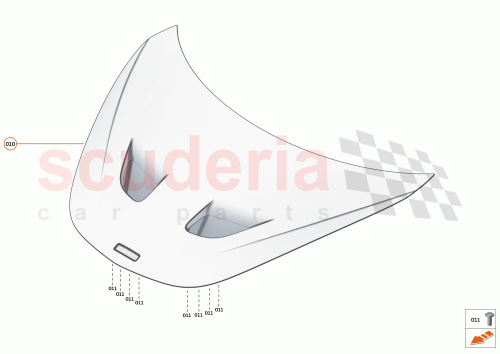 Part Diagram for McLaren 31AA047CP
