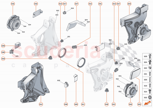 Part Diagram for McLaren 16BA484CP