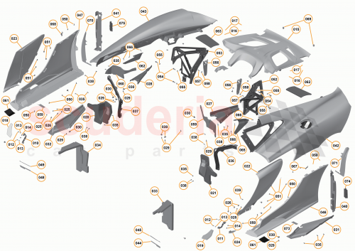 Part Diagram for McLaren 11A9414RP