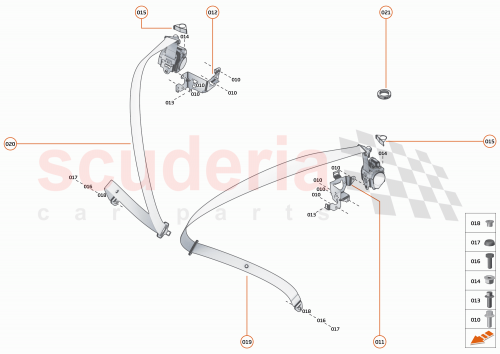 Part Diagram for McLaren 11N2822MP