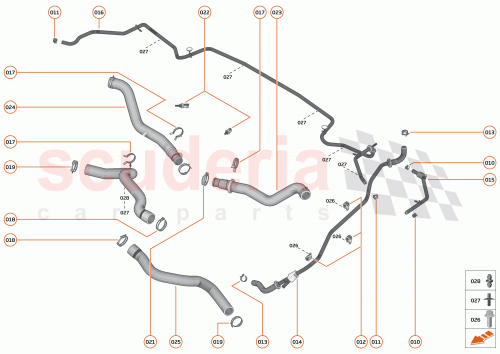 Part Diagram for McLaren 14LA004SP