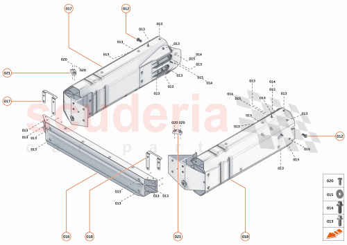 Part Diagram for McLaren 13AB161RP