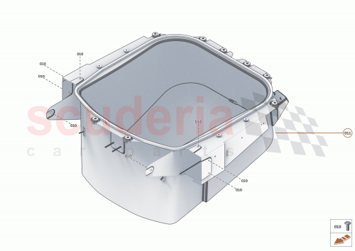 Part Diagram for McLaren 23AD057CP