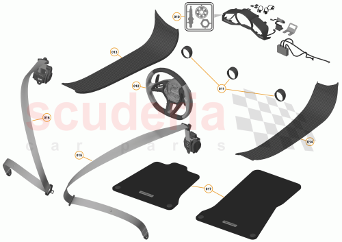 Part Diagram for McLaren 11N3579MP