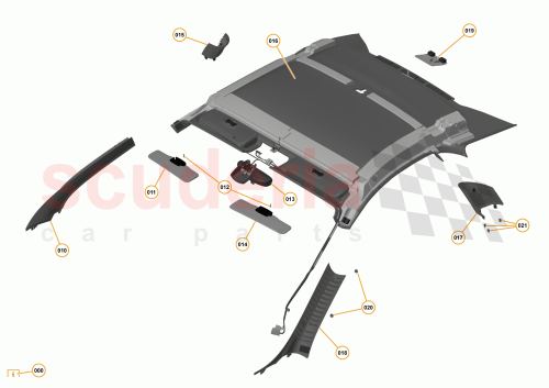 Part Diagram for McLaren 11N3989RP