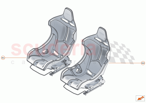 Part Diagram for McLaren 14NA173RP