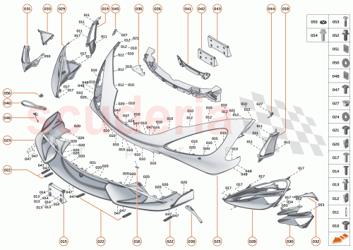 Part Diagram for McLaren 00RC143