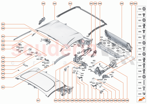 Part Diagram for McLaren 16AB557SP