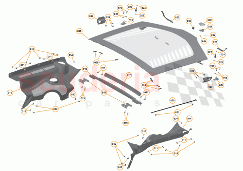 Part Diagram for McLaren 11A6309RP
