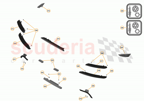 Part Diagram for McLaren 11A6121CP