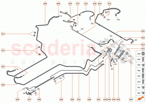 Part Diagram for McLaren 23AA860CP