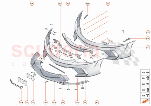Part Diagram for McLaren 00RB176