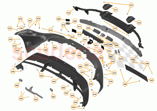 Part Diagram for McLaren 14AB858CP