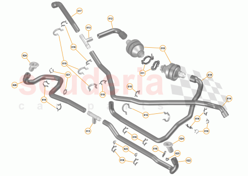 Part Diagram for McLaren 11F2650LP