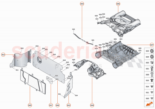 Part Diagram for McLaren 26EA041SP