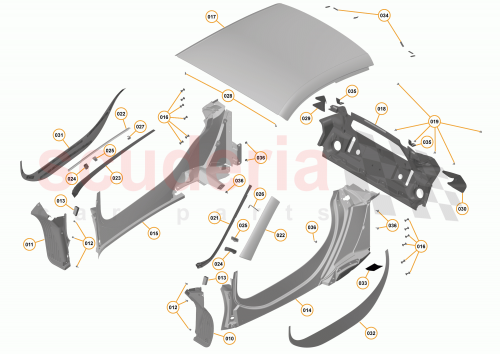Part Diagram for McLaren 11A9892RP