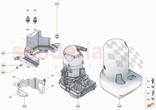 Part Diagram for McLaren 14D0096CP