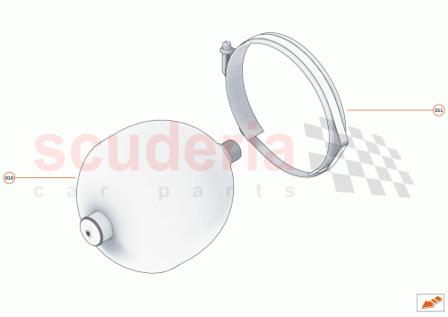 Part Diagram for McLaren 23BA075CP