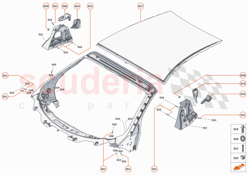 Part Diagram for McLaren 13AA951CP