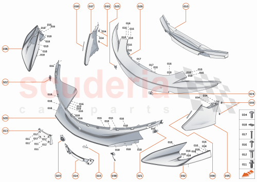 Part Diagram for McLaren 13AA737CP