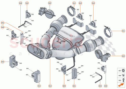 Part Diagram for McLaren 28HA025CP