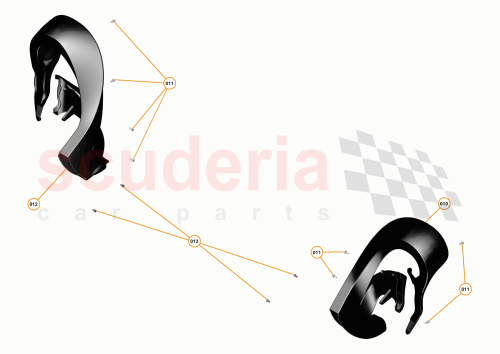 Part Diagram for McLaren 12C0379CP