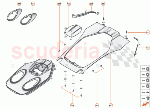 Part Diagram for McLaren 13AB906RP